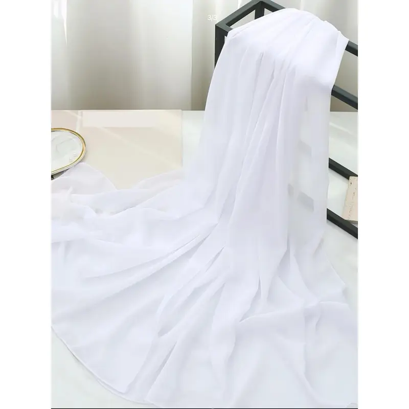 Muslim Robe Women's New Bronzing Embroidery Lace Modern White Dress 7
