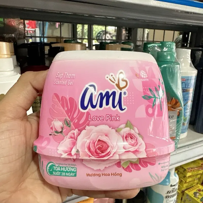 ️SÁP THƠM KHỬ MÙI AMI; Sáp thơm phòng Ami 200g khử mùi phòng ngủ nhà vệ sinh toilet ô tô với hương thơm chiết xuất từ thiên nhiên, giúp khử mùi và lưu hương lâu 6