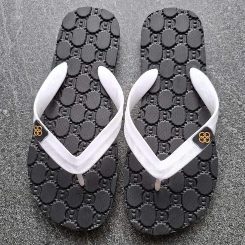 Dép Kẹp Nam  Dẻo Mềm khuôn Dập Nổi Size 38-43 - Đế Bằng