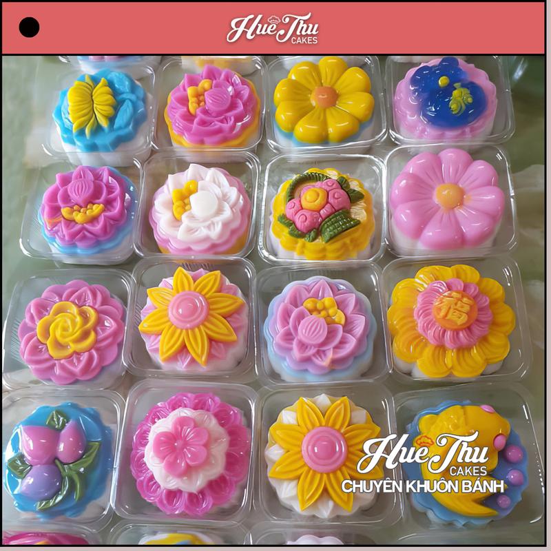 Khuôn rau câu, nhấn xôi Vĩnh Trường 250g (nhiều mẫu) dùng làm bánh rau câu trung thu, ép xôi