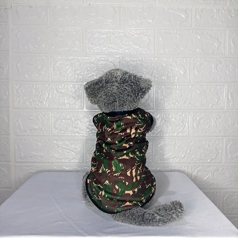 Baju Kucing Lucu Murah Motif TNI Tentara Nasional Indonesia [BISA CUSTOM NAMA KUCINGMU] Cowo Cewe Jantan Betina Hewan Kecil 2