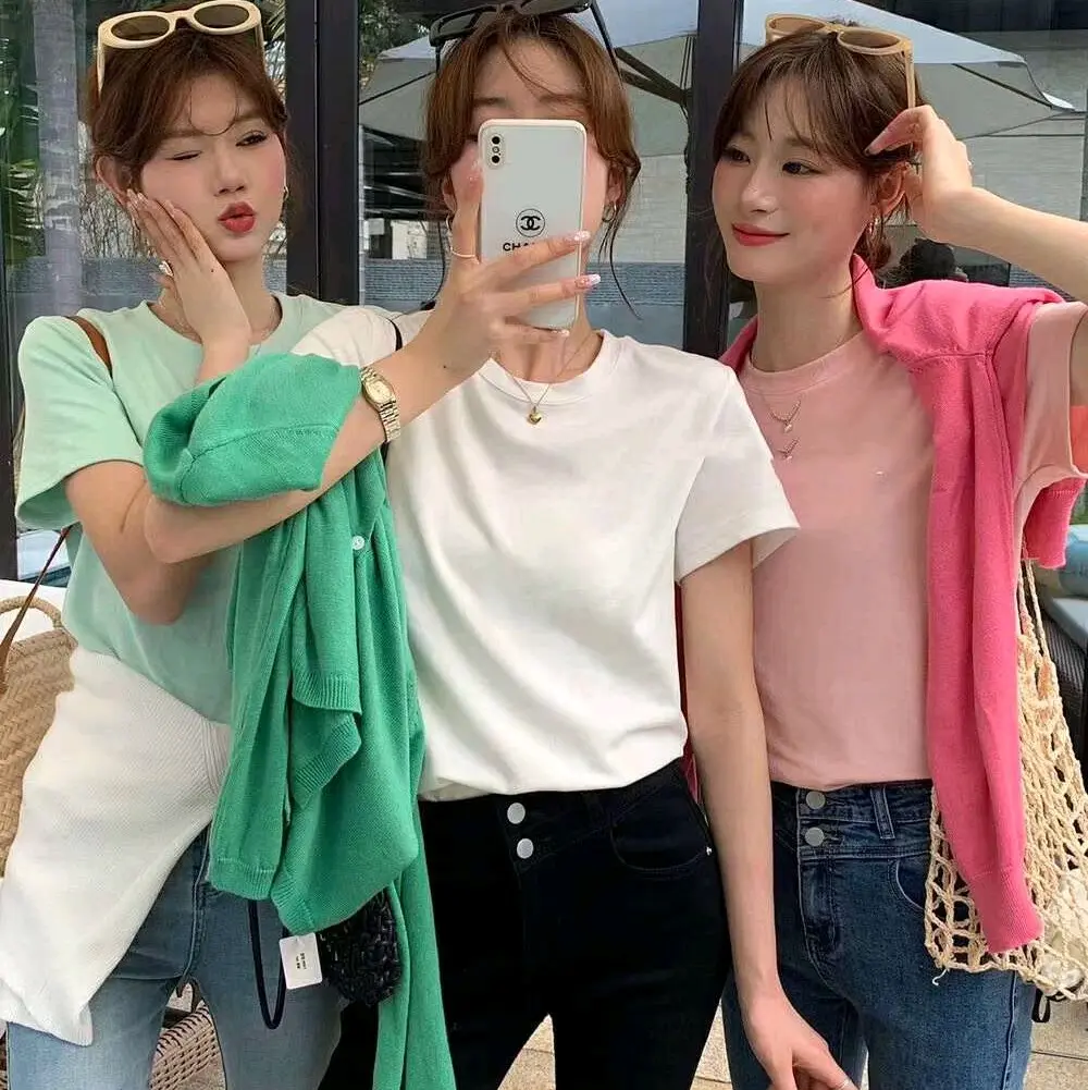 Áo phông nữ co giãn QC ENIAN 2707