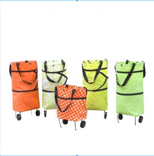 Shopping bag tug bag multifunctional shopping cart telescopic roller ...