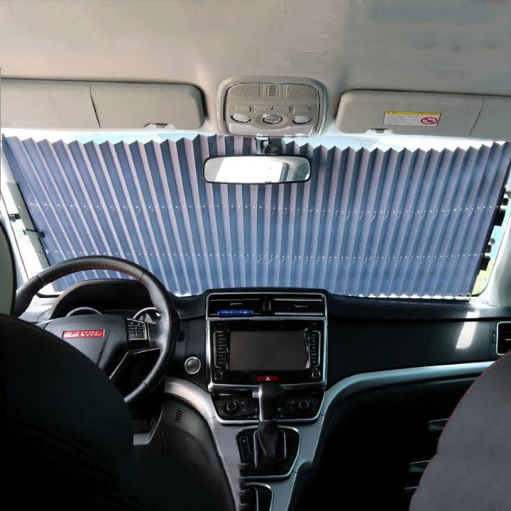 Product Introduction of Tấm Che Nắng Kính Trước Ô Tô Kích Thước 70cm x 155cm, Rèm Kéo Chắn Nắng Tự Cuốn Tiện Lợi 32