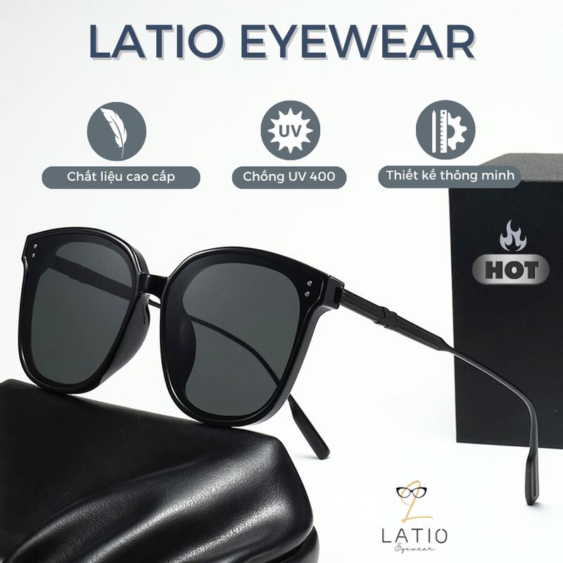Kính mát LATIO Kính râm Nam Nữ thời trang TRENDY 2025 chống nắng siêu cấp kiểu dáng độc đáo cá tính - KM87