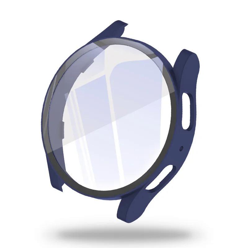 Product Introduction of PC Case+Glass for Samsung Galaxy Watch 6 40mm 44mm Accessories Protective Integrated Shell Frame Bumper Galaxy Watch 4 5 Cover 2
