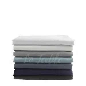 Kain Katun Toyobo Fodu Premium 0.5 Meter (Seri 1) - Bahan Katun Jepang Polos Cotton Koko Gamis Meteran Import Benang Abu