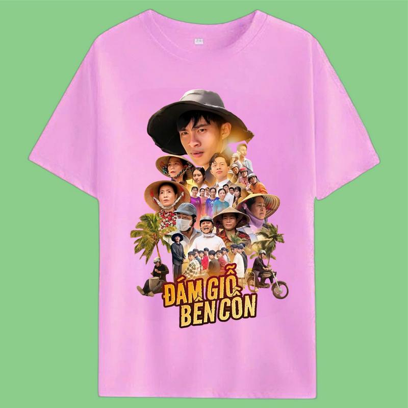 Áo thun Đám giỗ bên cồn tiktoker Lê Tuấn Khang, Áo thun in hình Đám giỗ bên cồn Cổ Tròn Unisex Nam Menswear 6