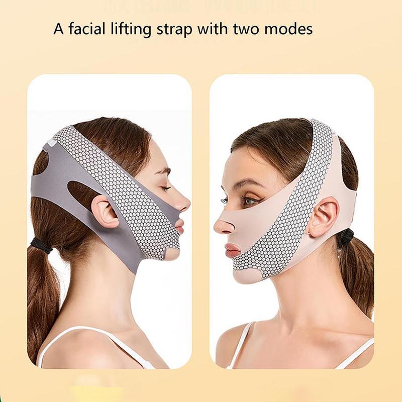 Product Introduction of Reusable Double Chin Reducer, Breathable Face Lifting Strap, Face Shaping Band, Skin Care Tool for Women 6