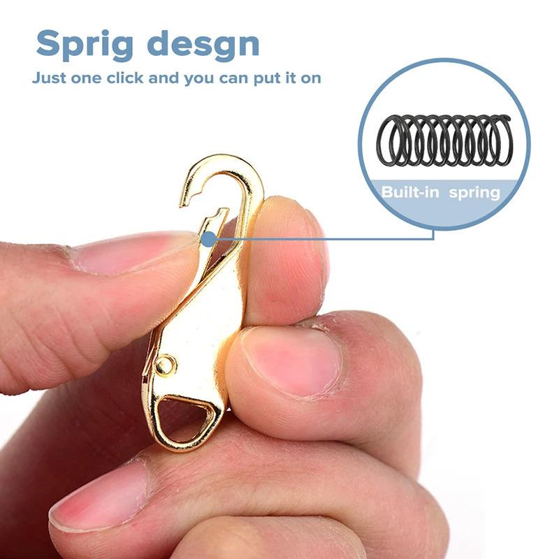 1/3/5/10PCS Kit Perbaikan Universal Instan untuk Penggantian Ritsleting Tas Perjalanan, Koper, Tenda, Ransel yang Rusak