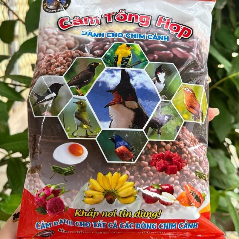 Combo 3 Gói Cám Tổng Hợp Lão Đại Bao Đỏ - Thức Ăn Chim Cảnh - Thương Hiệu Lão Đại - Cám Bao Đỏ Lão Đại