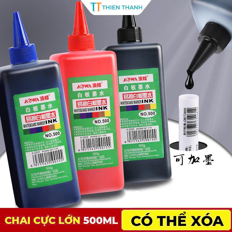Mực Đổ Bút Lông Viết Bảng Trắng Dạng Nước Dễ Dàng Xóa Dung Tích Lớn Tiện Lợi