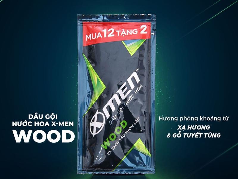 Dây 14 gói dầu gội X-Men nước hoa