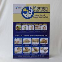 Gambar Poster 5 Momen Cuci Tangan untuk Rumah Tangga, Poster Cara Cuci Tangan dari Sahabat Sejasa Kab. Sleman 1 Tokopedia