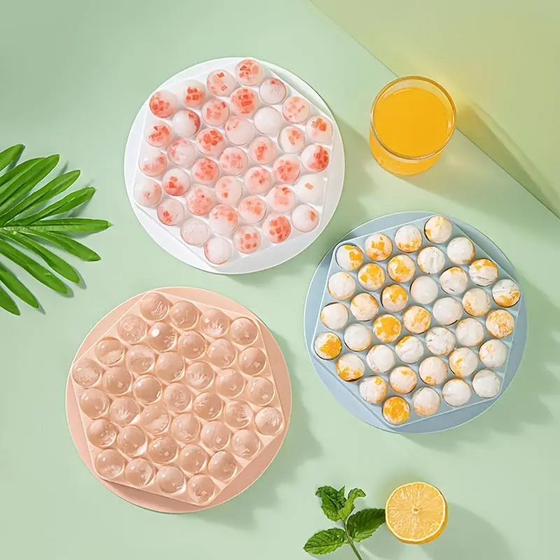 37-grid Round Ice Cube Mold, 1 Count Multi-grid Ice Ball Maker, Ice Ball Mold for Home Kitchen, Kitchen Utensils & Gadgets