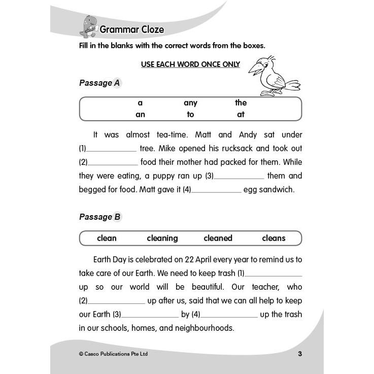 Product Introduction of Casual Classroom English Vocab/Grammar/ Comprehension Cloze 2 17