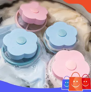 Kantong Filter Mesin Cuci Alat Penyaring Kotoran Saringan Rambut Bulu Bentuk Bunga