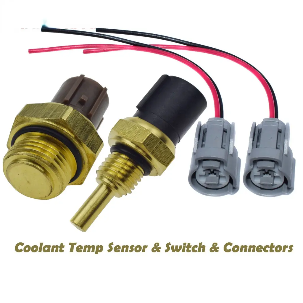 Water Temperature Sensor Switch W/ Connectors 37760-P00-003 37870-PJ7 ...