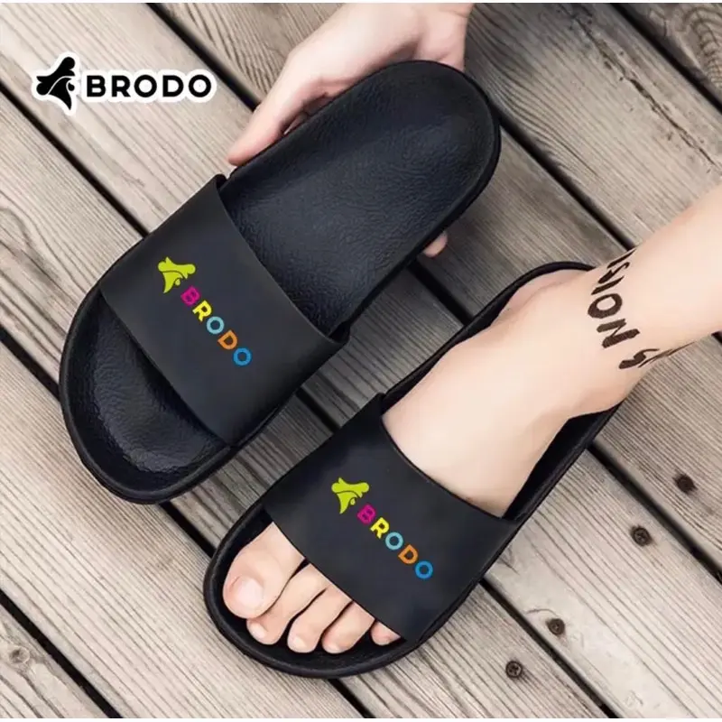 Sandal pria slop Brodo sendal casual Shoes Karet Selop