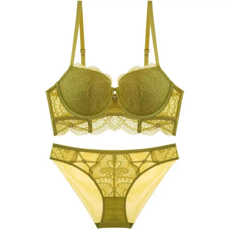 Vulgary - Millie Push Up Bra Set (Bra & Panty) Sexy Lingerie Pakaian Dalam Wanita Setelan 0