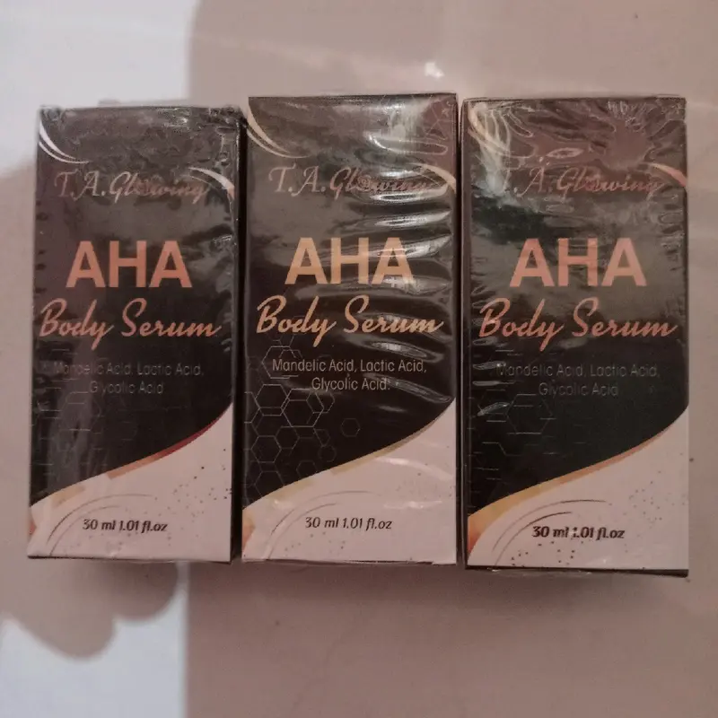 AHA BODY SERUM Campuran lotion TA Mencerahkan Tubuh Pencerah Memutihkan Mengencangkan 2