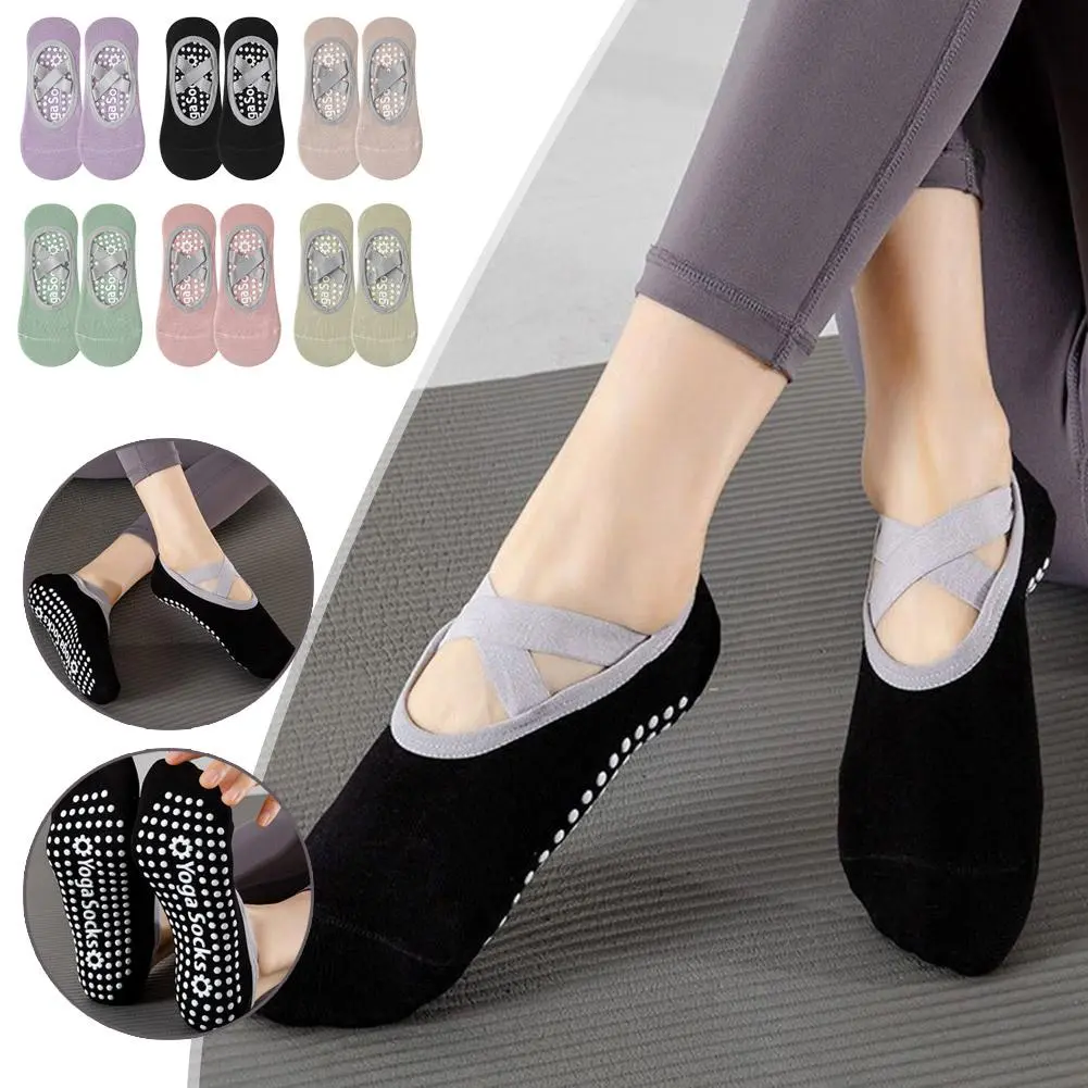 Yoga Socks Women Anti-slip Foot Pilates Sports Fitness Indoor Dance Socks