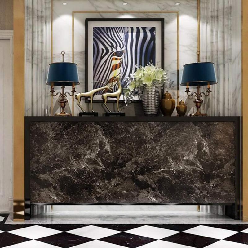 Product Introduction of Marble Pattern Wallpaper, Self-adhesive Wall Paper, Waterproof Wall Sticker, Decorative Wall Paper for Home Kitchen Living Room 2