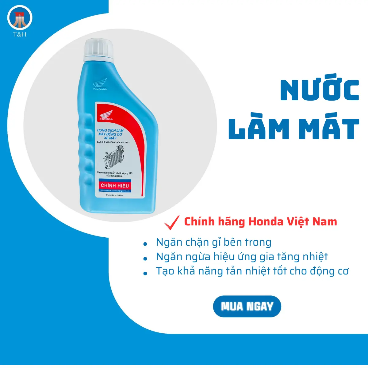 NƯỚC LÀM MÁT DÙNG CHO XE TAY GA VÀ XE CÔN TAY