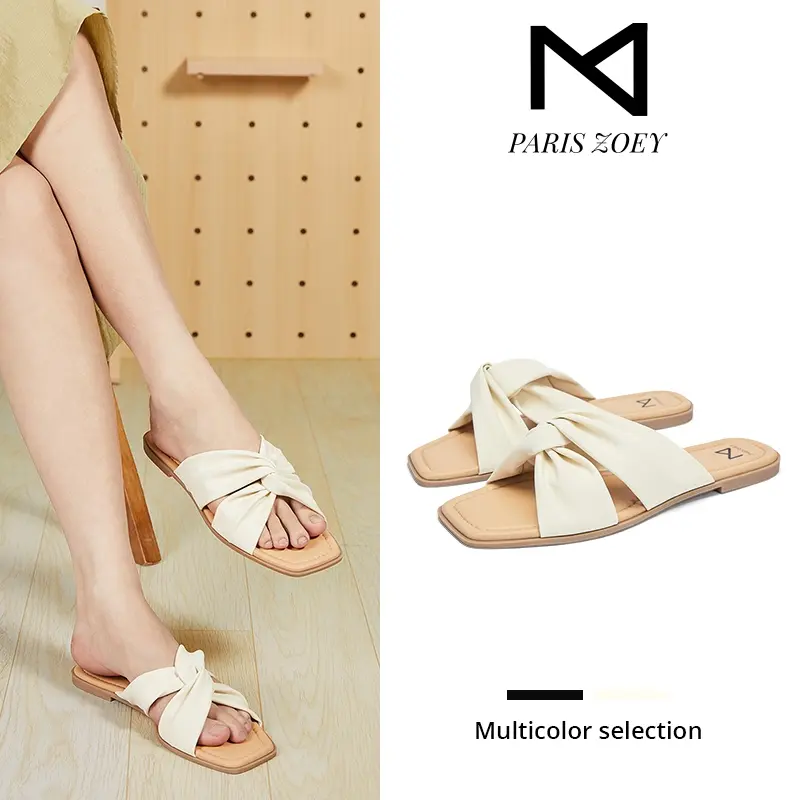 Paris Zoey Sandal Flat Wanita Desain Silang Tracy PZX2224301 Sendal 6