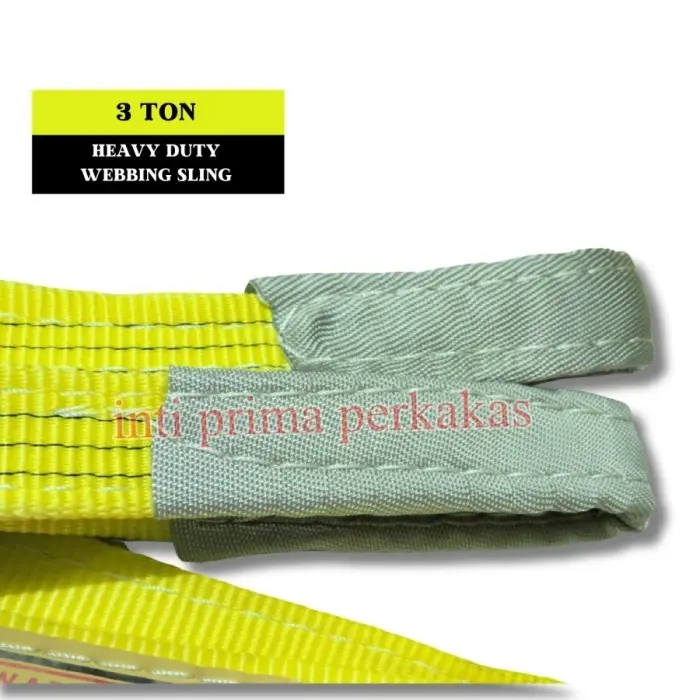 Veloz Japan Webbing Sling Belt / Tali Angkat 3Ton x 1-6 Meter Double Pry - Sling3x2M 4
