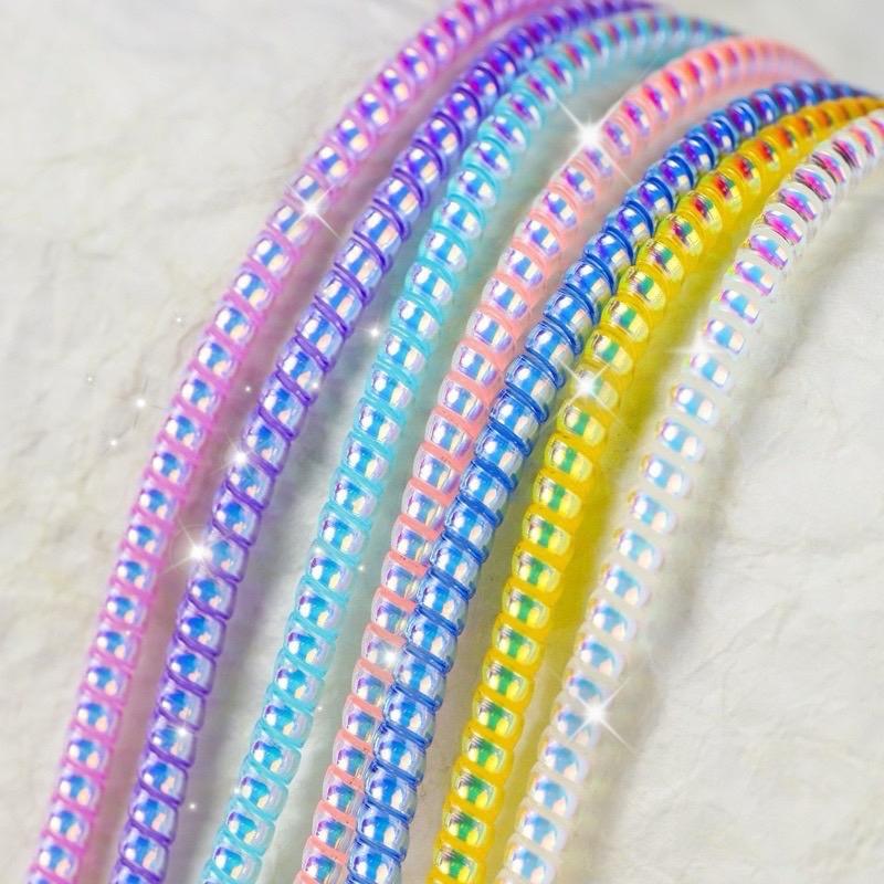 ￼Dây Quấn Bảo Vệ Cáp Sạc Tai Nghe 1m4 Loại Dày Chống Đứt Gãy 6