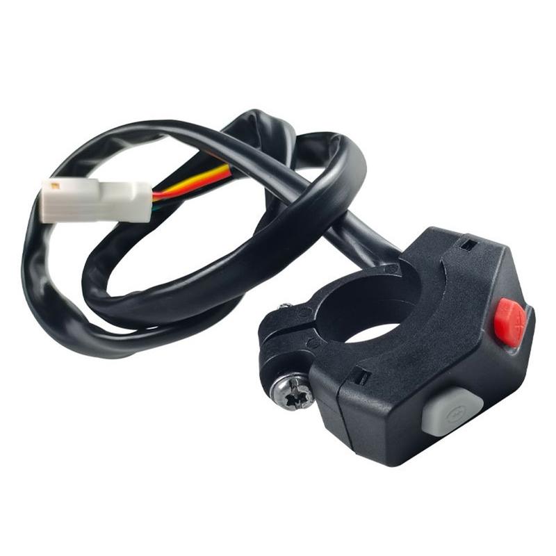 Interruttore Universale 12V Per Manubrio Moto 7/8 - Accensione, Avviamento, Stop, Fari E Luci - 5