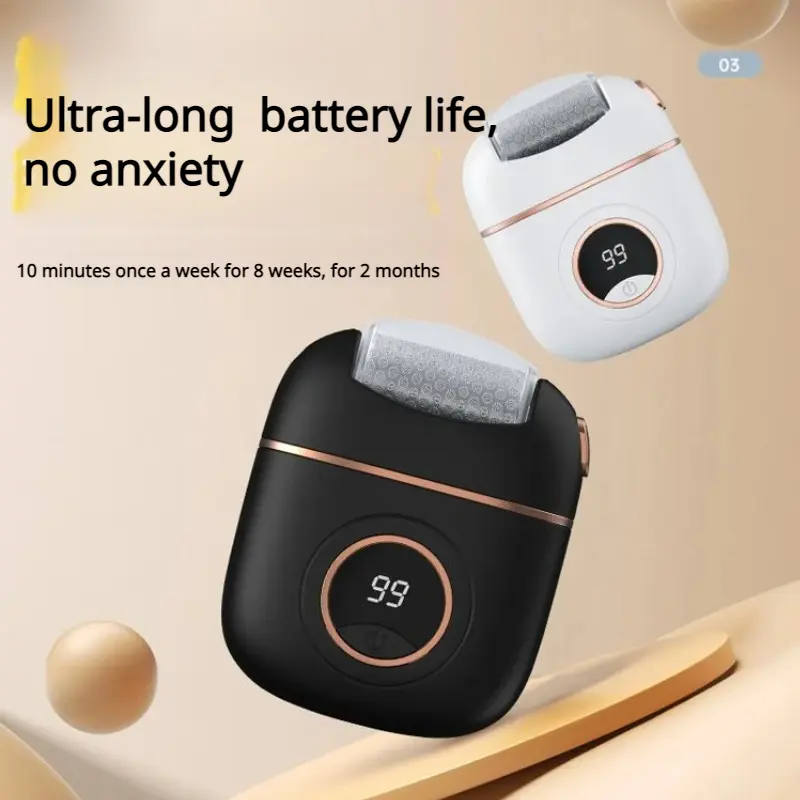 Digital display automatic dead skin removal heel pedicure leather device foot grinder
