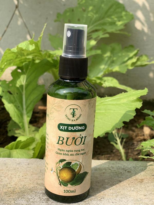 [ LIVE ]Xịt dưỡng tóc Vỏ Bưởi 100ml Tùng Xà Bông Chăm Sóc Tóc thiên nhiên chăm sóc tóc