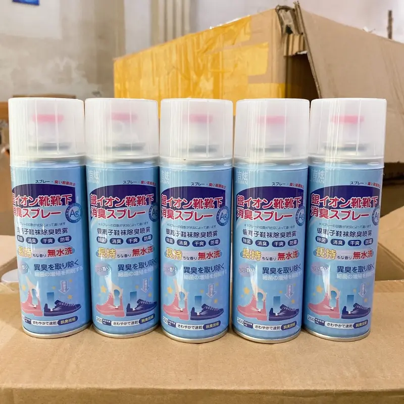 Xịt Khử Mùi Hôi Chân Nhật Bản Diệt Khuẩn Mát Lạnh 260ml Nam 3