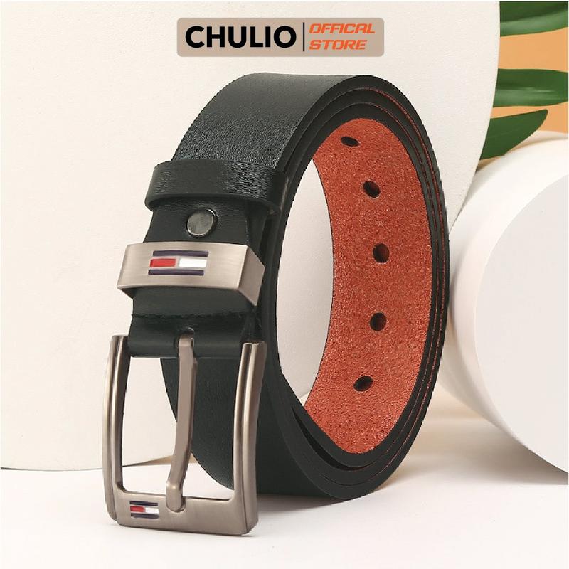 Product Introduction of Dây Nịt Nam CHULIO Khóa Hợp Kim Đúc Không Rỉ Dây Đục Lỗ, Thắt Lưng Dây Nịt Khóa Kim Cổ Điển 2