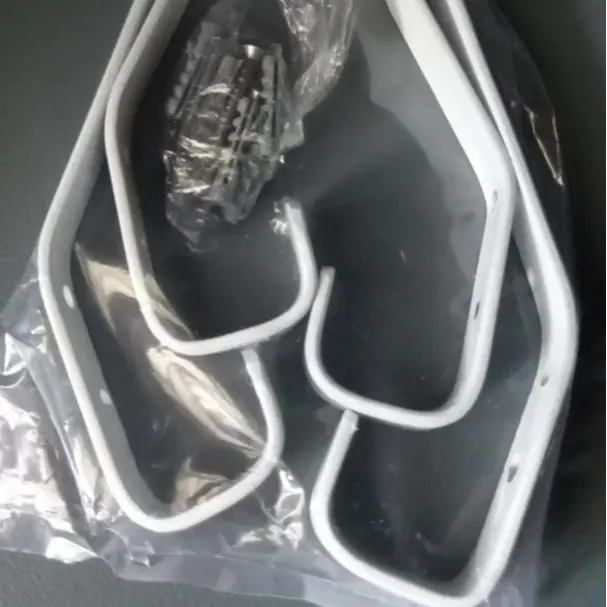 RAK GANTUNG HELM TOPI JAKET SERBAGUNA 2 PCS - CANTOLAN HELM KOKOH BESI STAINLESS STEEL - HOOK HANGER MINI MULTIFUNGSI 2 PCS - Cantolan Helm - Gantungan Dinding 2Pcs - Gantungan Tas Baju Kunci - Tempat Helm rak dinding Tempel Black 3