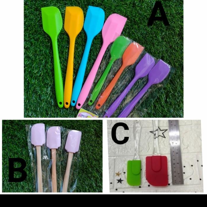 Jual Spatula Silicone C Murmer Kecil Alat Roti Food Grade Bahan Silicon ...