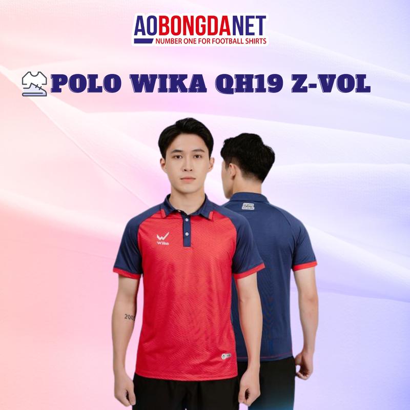 Áo Polo Wika Qh19 Z-Vol Chính Hãng, Chất Vải Co Giãn Thoải Mái, Mềm Mịn Top