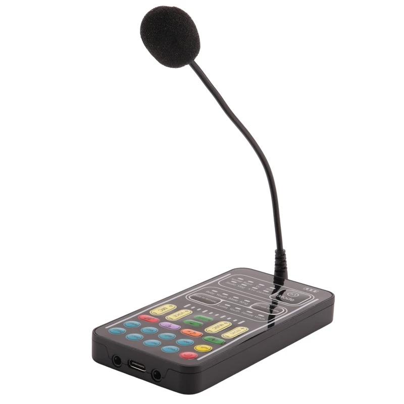 Product Introduction of Voice Changer Handheld Microphone Voice Changer With Sound Multifunctional Effects Machine For Phone//Switch (I9) 6