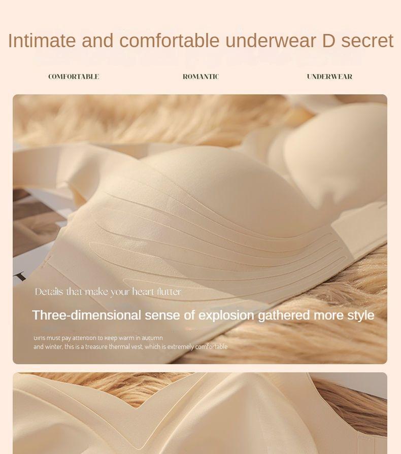 Product Introduction of Women's bra, sizes 34-40ABC CUP non-marking underwear, ladies anti-sagging, large chest show small chest, no steel ring sports gathered back, thin bra 10