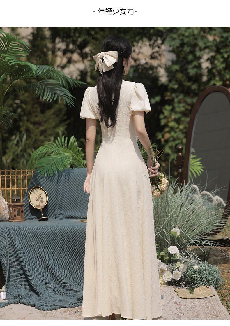Product Introduction of Elegant Champagne Bridesmaid Dresses for 2025 Unique and Stylish Sisterhood Dresses for Spring Autumn Summer 17