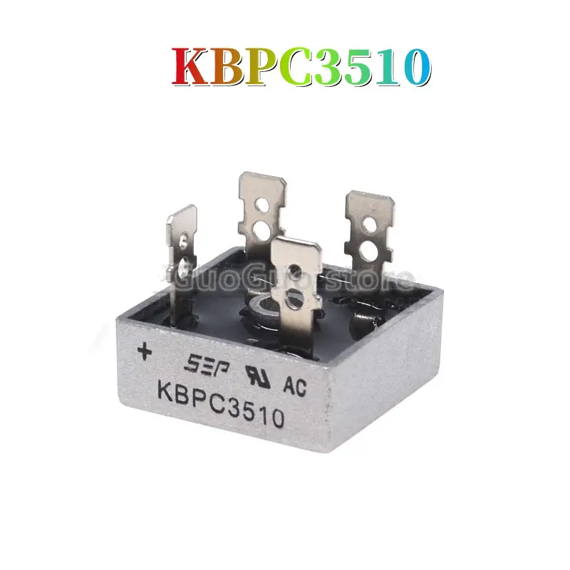 4pcs Original KBPC3510 35A/1000V single-phase silicon bridge rectifier New Original