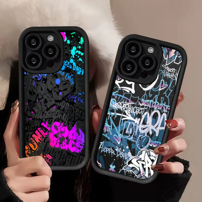 Casing for ITEL A70 A50 S23 S23Plus itelA04 A05S A60 RS4 P40 P50 P55 Plus Camon 30 Pro 19 Spark 10 9 20 8C Spark GO POP 8 Fashion Cool and trendy graffiti Soft Case Cover Shell 0