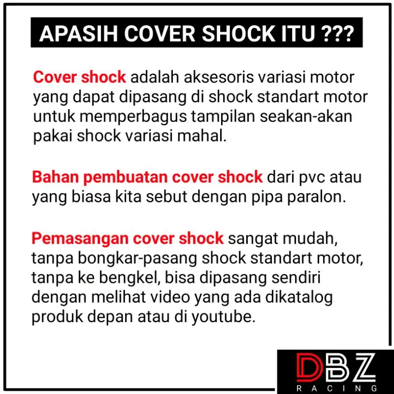 Cover Shock Vixion Varian Warna #1 1
