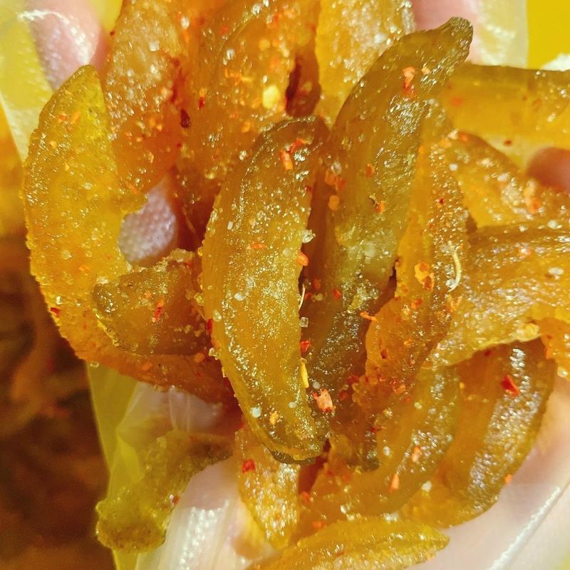 Mứt cóc dẻo cay chua nhẹ ngọt dịu mua 500g trở lên kèm muối Ăn vặt nhà Hân97