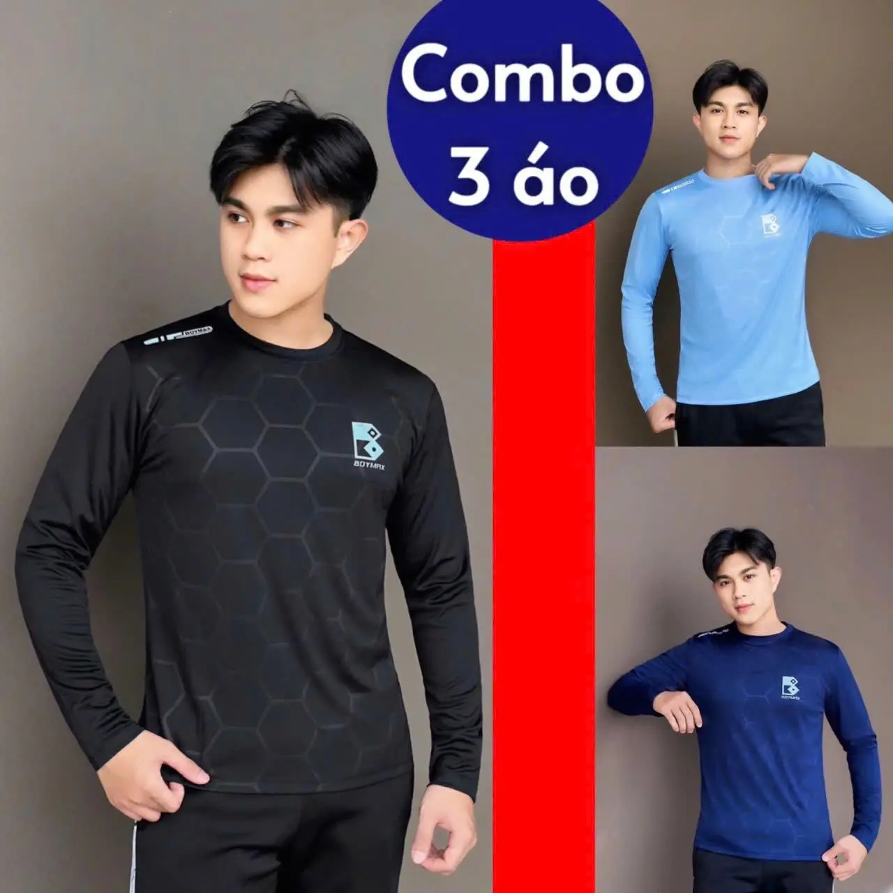 [COMBO 2-3 ÁO] Giữ nhiệt thu đông cổ tròn chất thun mềm mịn ấm áp co giãn 4 chiều thanh lịch trẻ trung Menswear Nhung