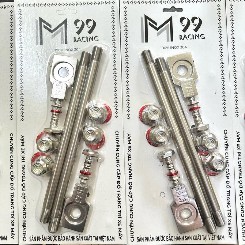 Combo cốt trước sau kèm pas tăng sên gắn cho các dòng Wave Phụ Tùng Phụ Kiện Inox