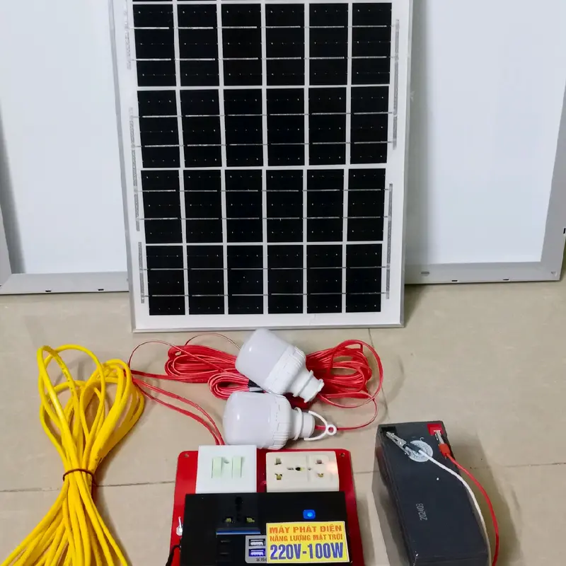 Máy phát điện năng lượng mặt trời mỗi ngày nắng cung cấp 140w 6