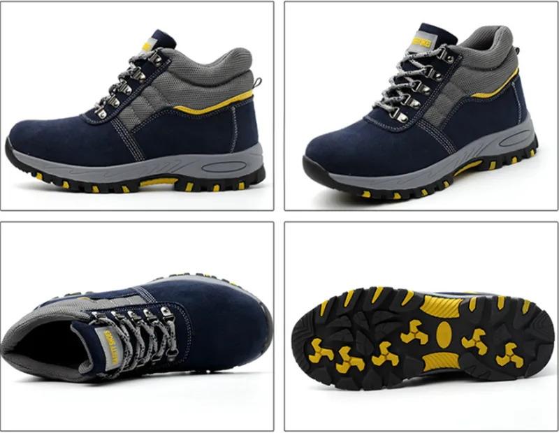 Product Introduction of Brand GenGeGo( 3 Days Delivered COD)Men's Safety Shoes Work Shoes Men's Work Boots Steel Toe Shoes Puncture Outdoor Construction Safety Sneakers Men Steel Toe Work Safety Boots 49